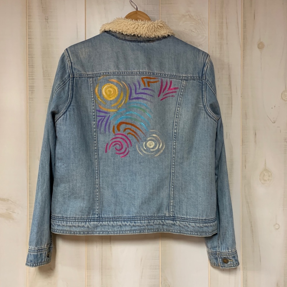 Universal Thread Freeborn Jean Jacket Light Wash L - image 2